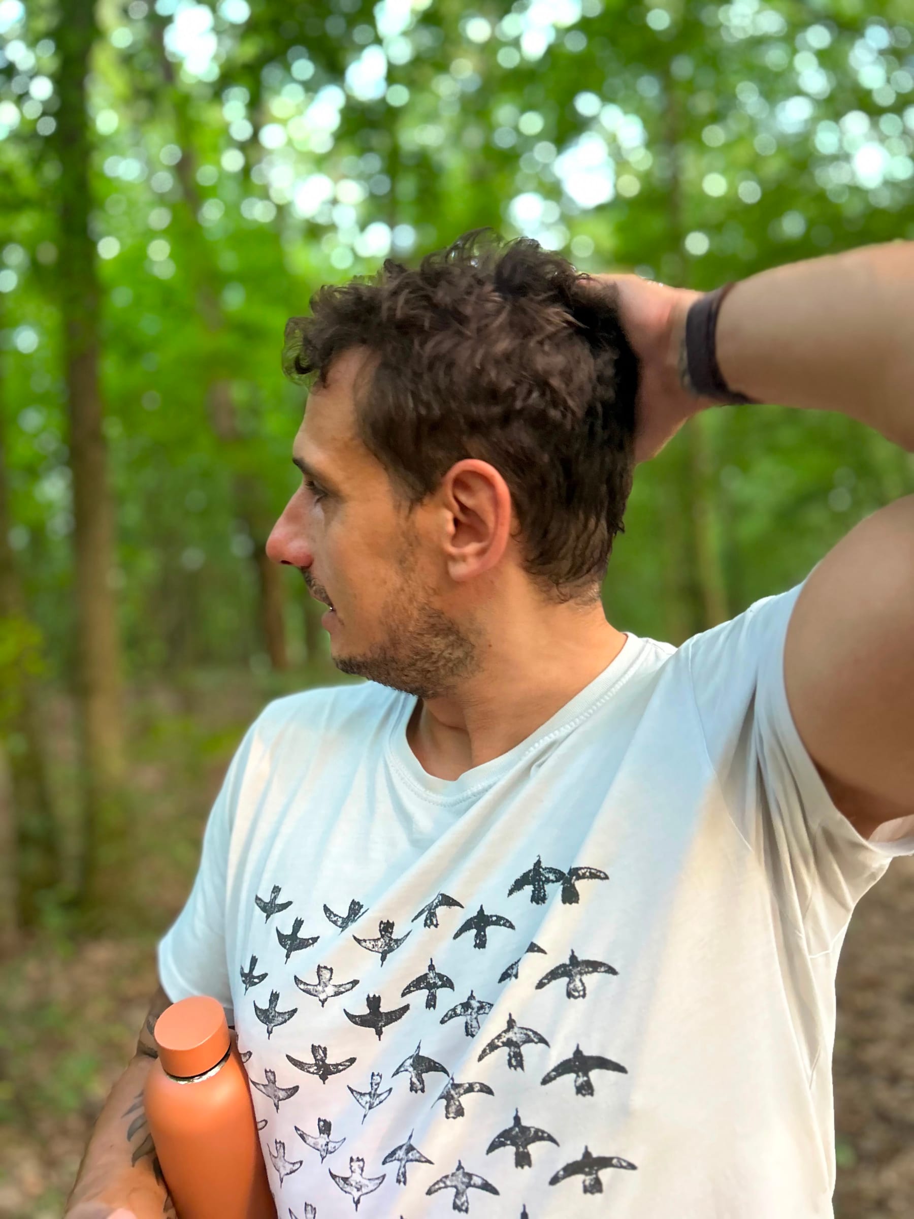 Filip Sardi outdoors, away from the desk
