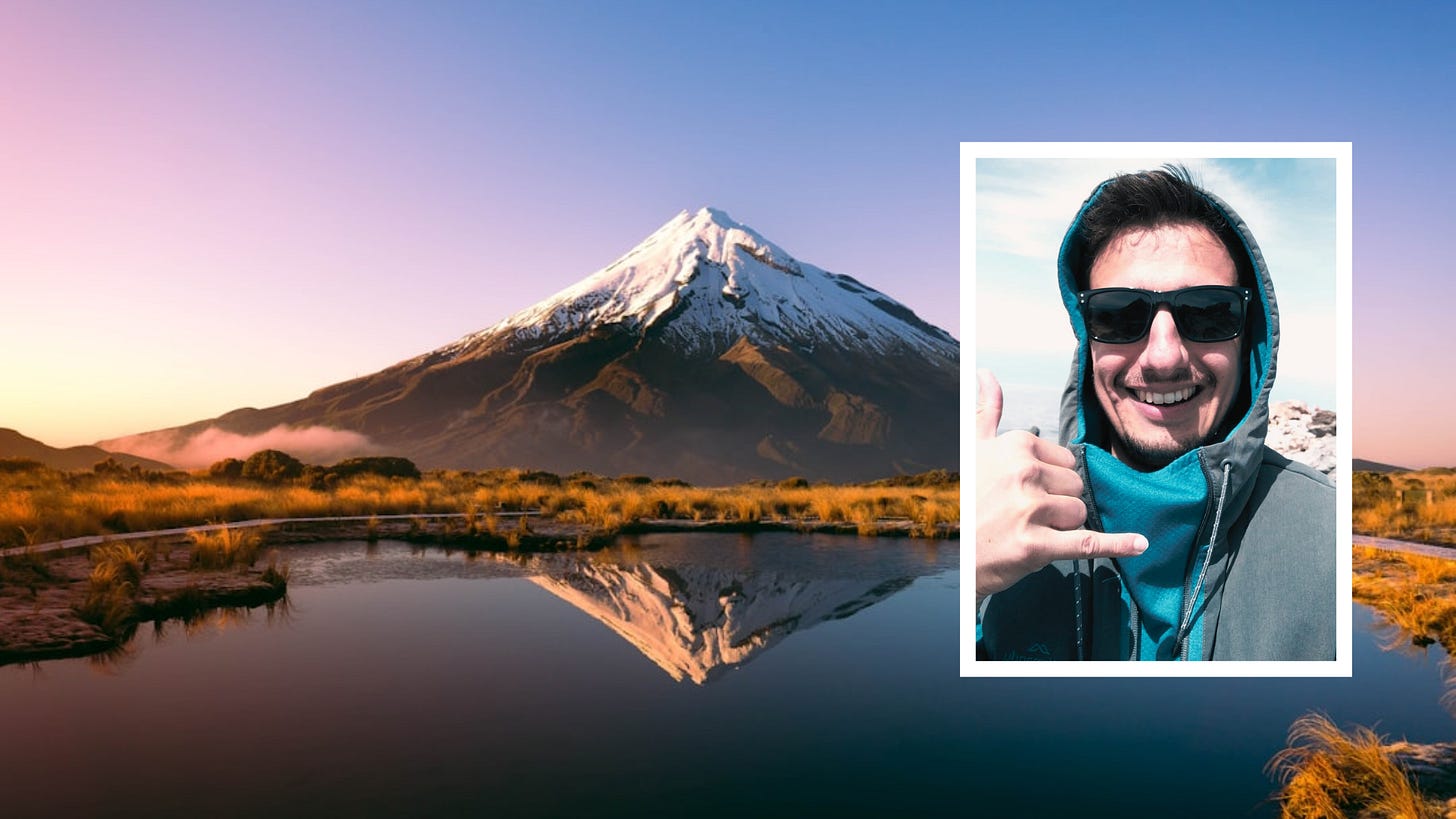 Mt. Taranaki - the mountain that taught me to ask the only question that matters: are you having fun?