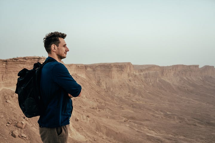 Sunset at the Edge of the World, Saudi Arabia