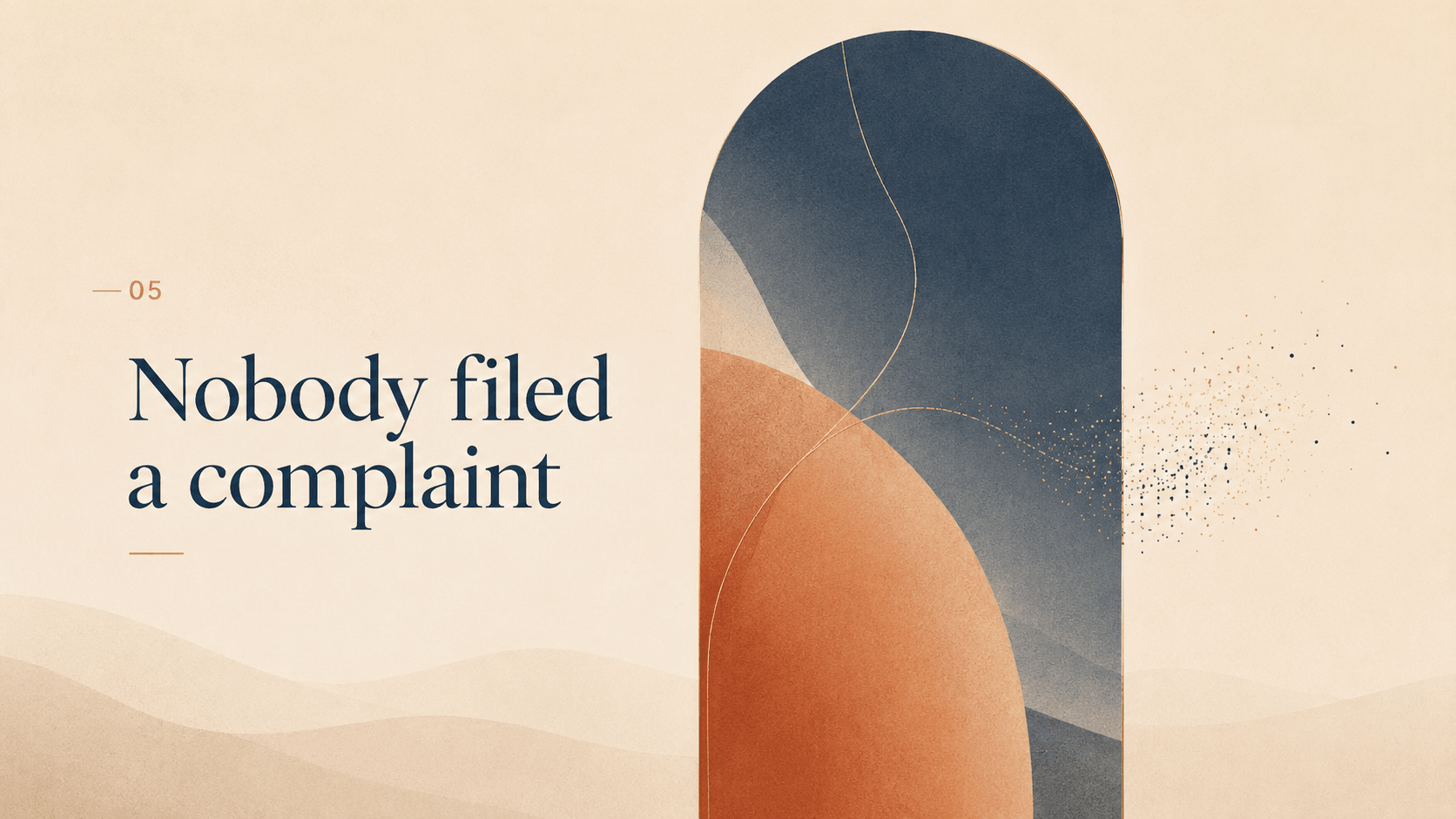 Nobody filed a complaint - the post-AI client drifts and disengages without ever raising a flag