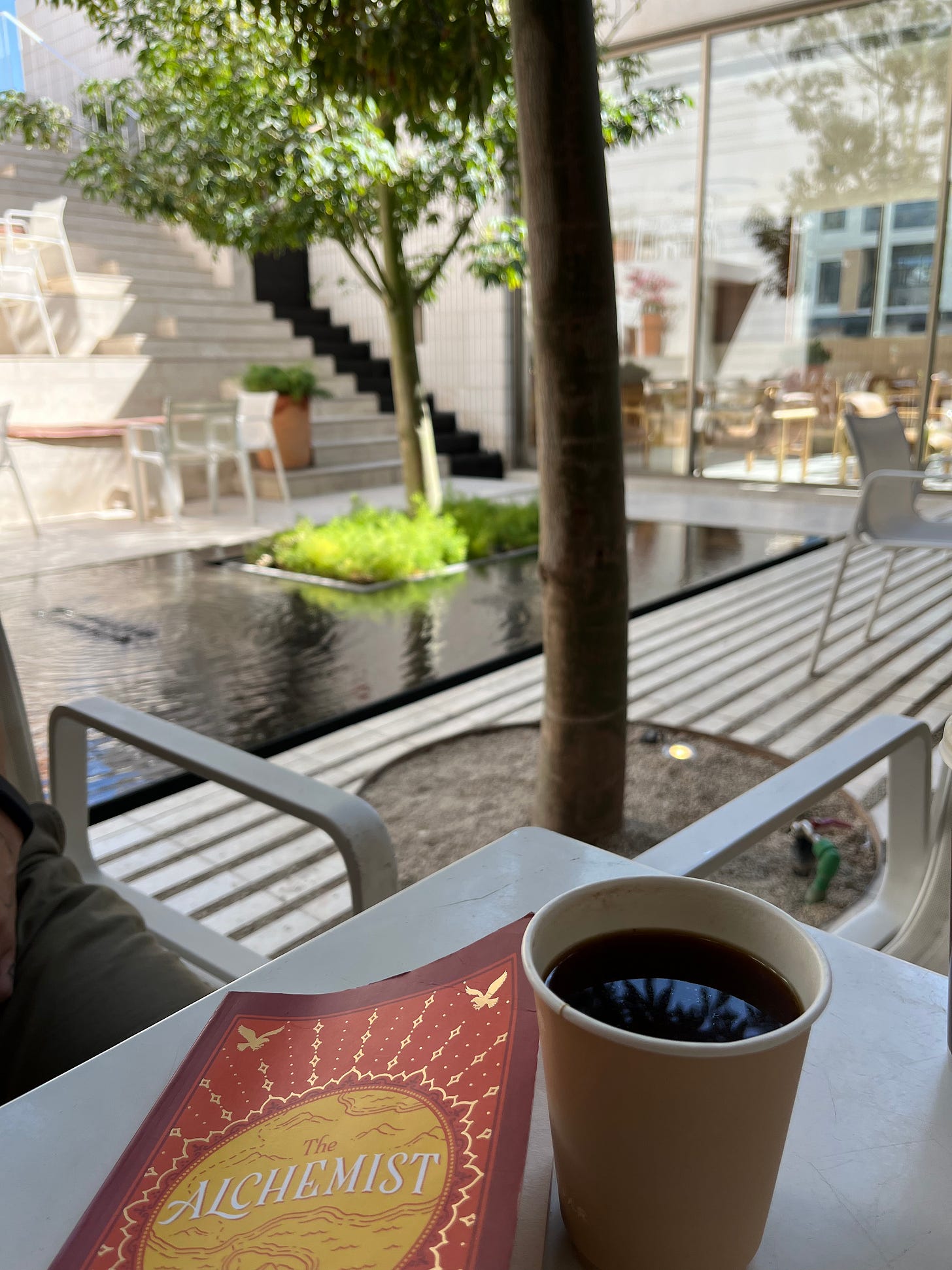 A Riyadh coffee oasis - where a 30-page SaaS retention report met The Alchemist.