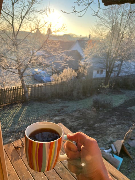 Croatian winter scene